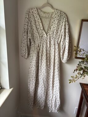 INNATE Cotton Gauze Floral Maxi Dress